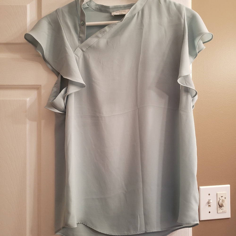 Babaton Cian blouse light blue small